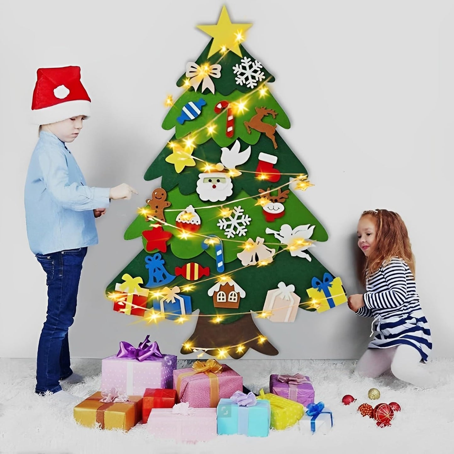 Kids Montessori Christmas Tree Set