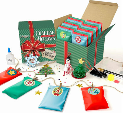 MerryCrafts 25 Day Premium Christmas Crafts Advent Calendar